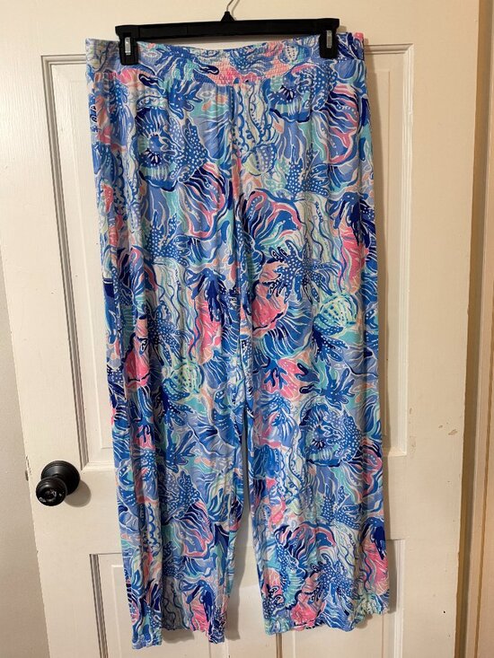 Lilly Pulitzer Pants - Lilly Pulitzer Lorena Breezy Palazzo Pants Size XL